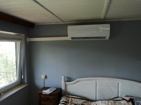 Klimatyzacja domowa 5kW w sypialni